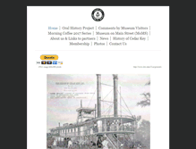 Tablet Screenshot of cedarkeyhistoricalmuseum.org